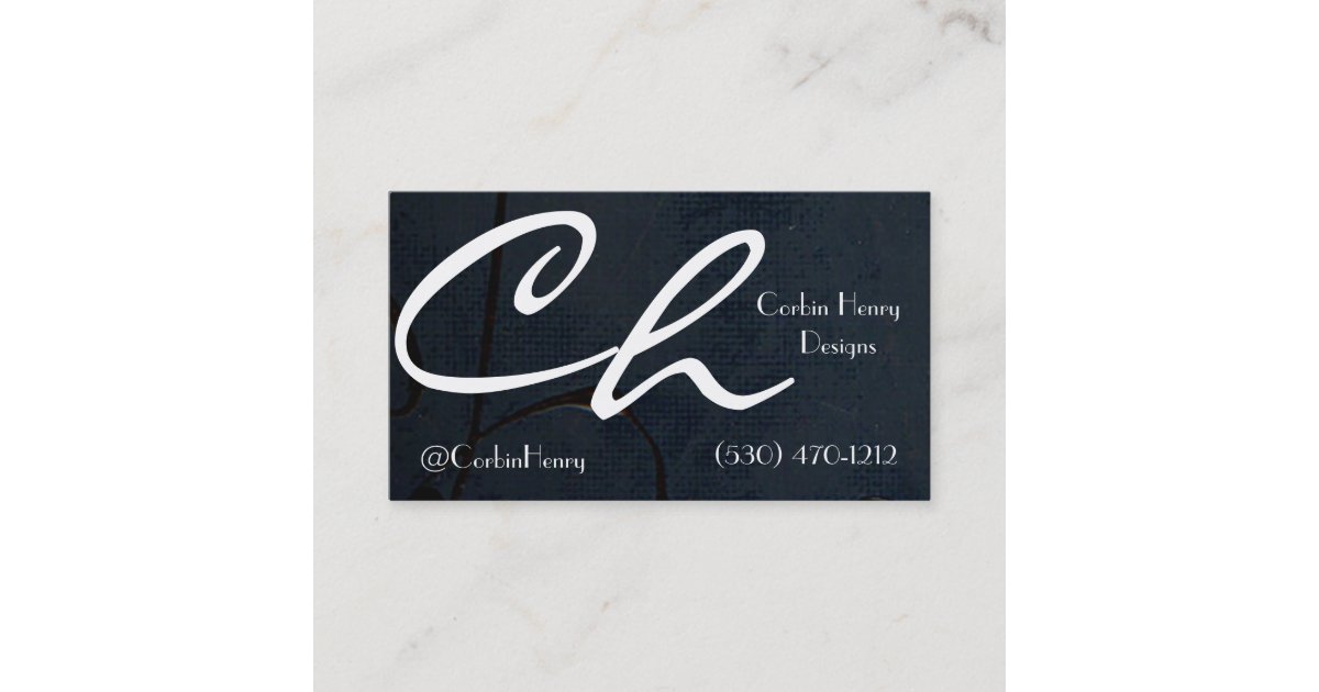 Black Canvas Business Cards Zazzle
