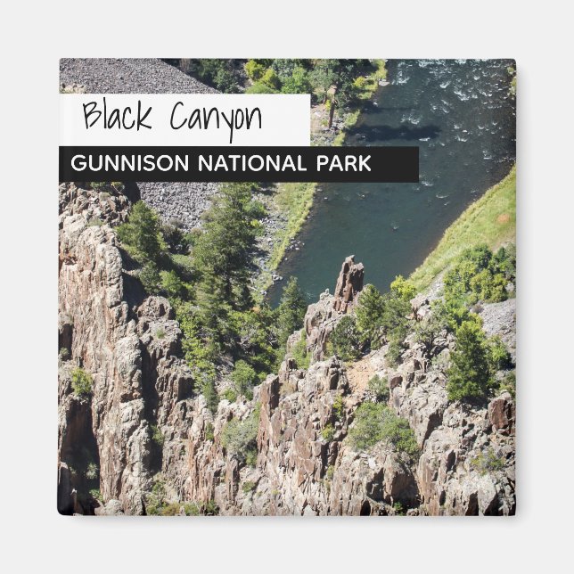 Black Canyon, Gunnison National Park Magnet (Front)