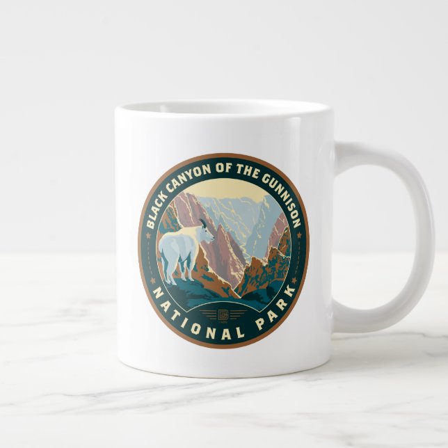 Black Canyon National Park Giant Coffee Mug (Right)