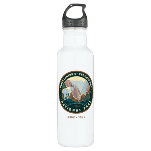 Black Canyon National Park Stainless Steel Water Bottle