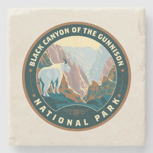 Black Canyon National Park Stone Coaster