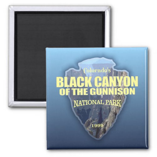Black Canyon of the Gunnison arrowhead Magnet