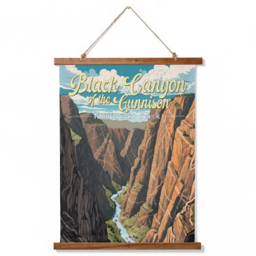 Black Canyon Of The Gunnison National Park Art Hanging Tapestry