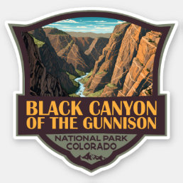 Black Canyon Of The Gunnison National Park Art Sticker
