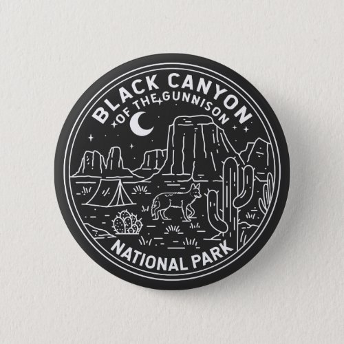 Black Canyon Of The Gunnison National Park  Button