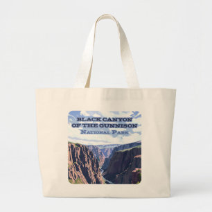 Black Canyon of the Gunnison National Park CO Large Tote Bag