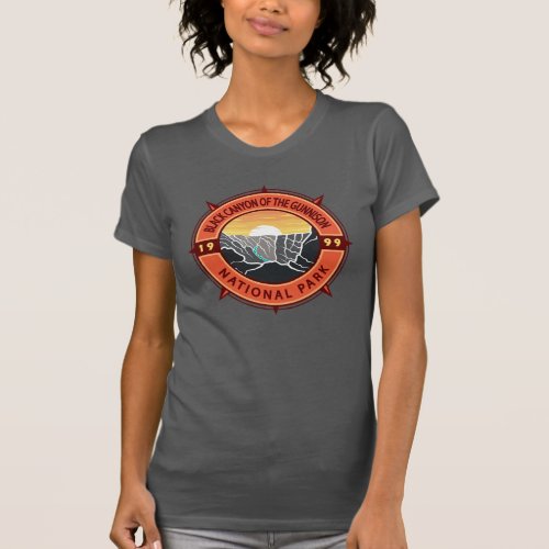 Black Canyon Of The Gunnison National Park Compass T_Shirt