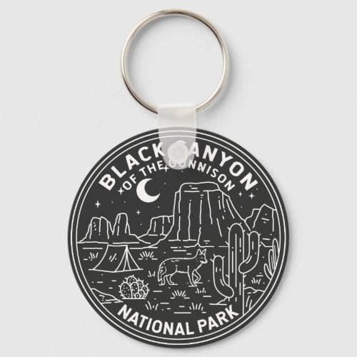 Black Canyon Of The Gunnison National Park   Keychain