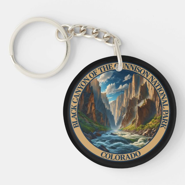 Black Canyon of the Gunnison National Park Keychain (Front)