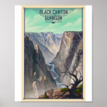 Black Canyon of the Gunnison National Park Litho Poster