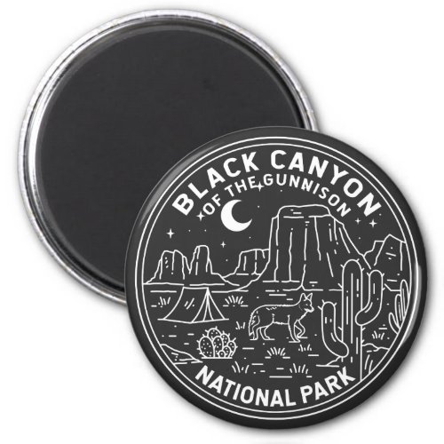 Black Canyon Of The Gunnison National Park   Magnet