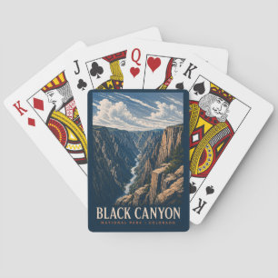 Black Canyon of the Gunnison National Park Modern Poker Cards