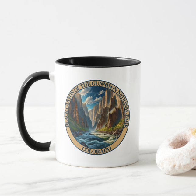 Black Canyon of the Gunnison National Park Mug (With Donut)