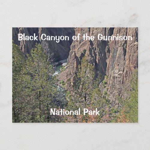 Black Canyon of the Gunnison National Park Postcard