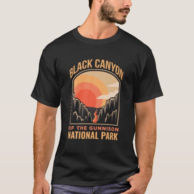 Black Canyon Of The Gunnison National Park US Colo T-Shirt (Front)