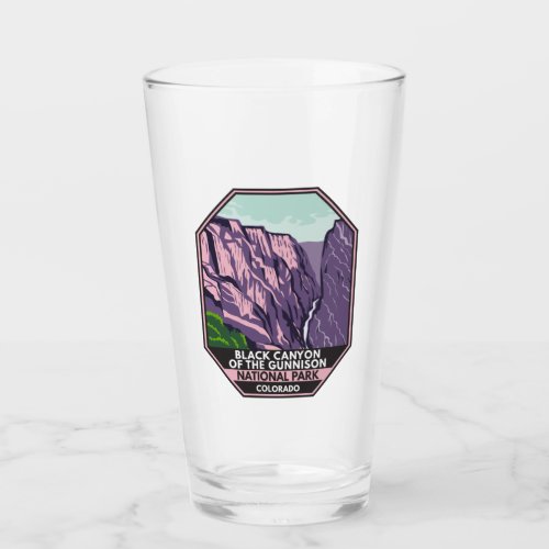 Black Canyon Of The Gunnison National Park Vintage Glass