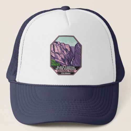 Black Canyon Of The Gunnison National Park Vintage Trucker Hat