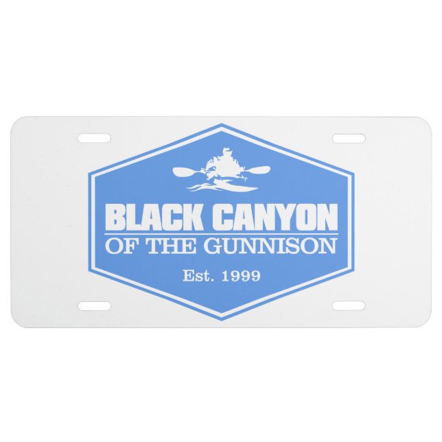 Black Canyon of the Gunnison NP 3 License Plate (Front)