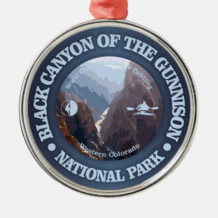 Black Canyon of the Gunnison NP (C) Metal Ornament