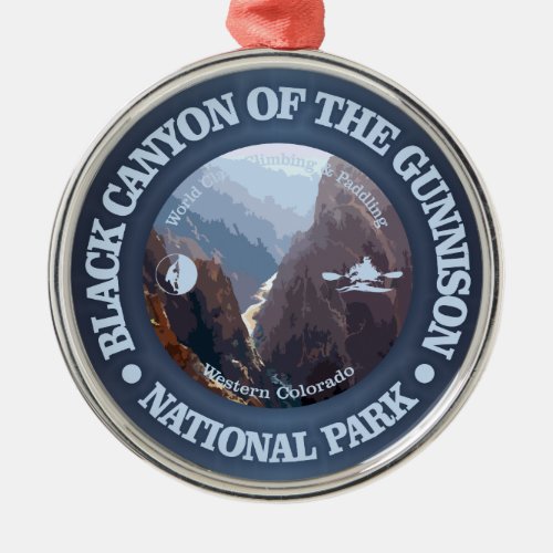 Black Canyon of the Gunnison NP C Metal Ornament