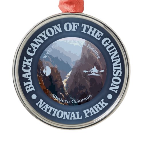 Black Canyon of the Gunnison NP (C) Metal Ornament