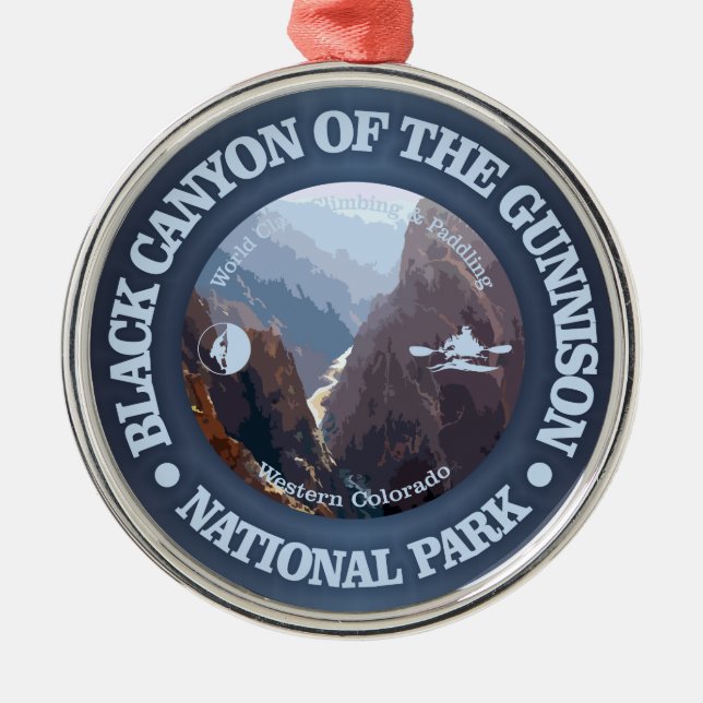 Black Canyon of the Gunnison NP (C) Metal Ornament (Front)