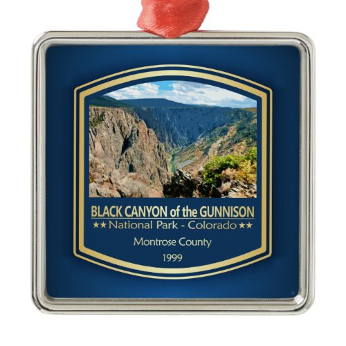 Black Canyon of the Gunnison (PF1) Metal Ornament