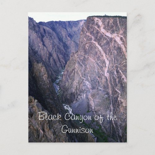 Black Canyon of the Gunnison Postcard