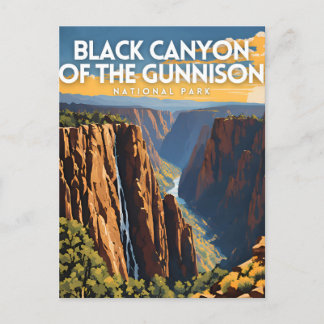Black Canyon of the Gunnison Travel Postcard