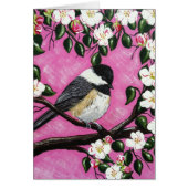 Black cap Chickadee Cards (Front)
