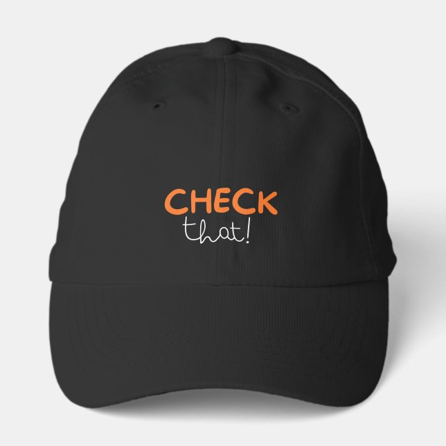 Black Cap For Men (Front)