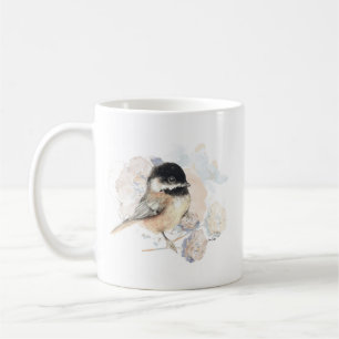 Black Capped Chickadee Art Coffee Mug