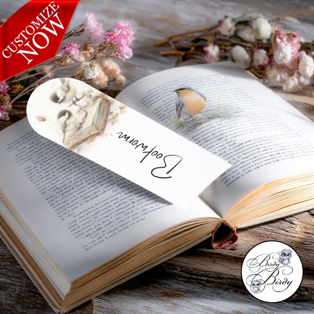 Black-Capped Chickadee Babies Illustration Bookmarks (Creator Uploaded)