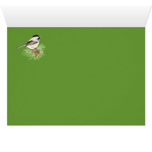 Black Capped Chickadee - Bird - Nature (Inside Horizontal (Bottom))