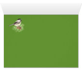 Black Capped Chickadee - Bird - Nature Cards (Inside Horizontal (Bottom))