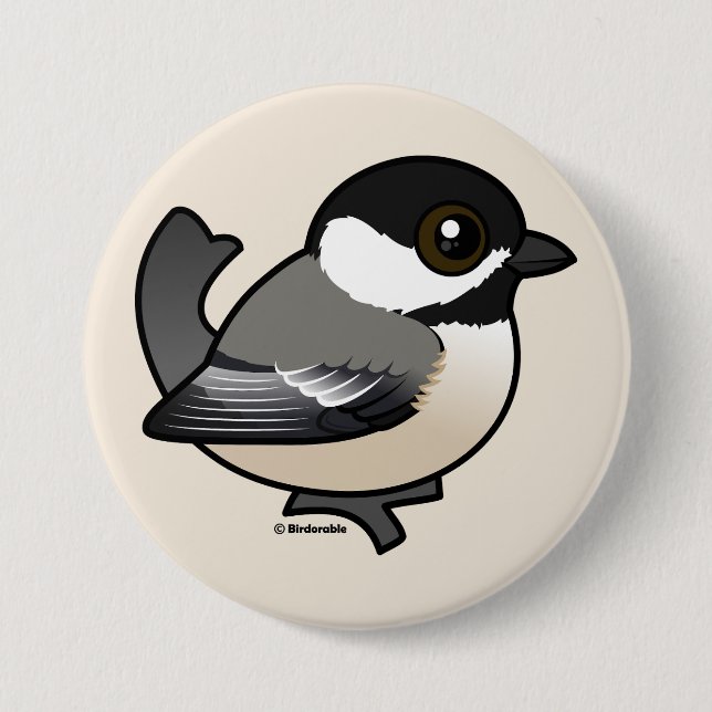 Black-capped Chickadee Button (Front)