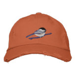 Black-capped Chickadee Embroidered Baseball Hat