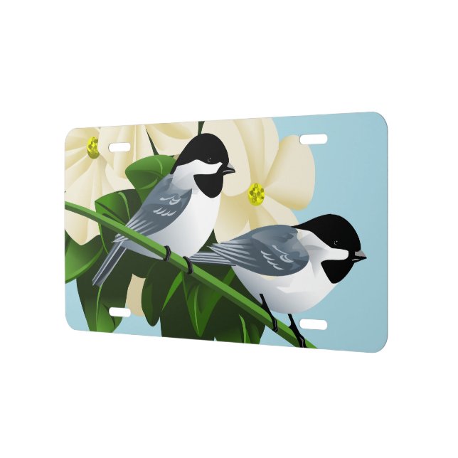 License Plate Roses And Feathers Sitting Pelican Custom License Plate Zazzle