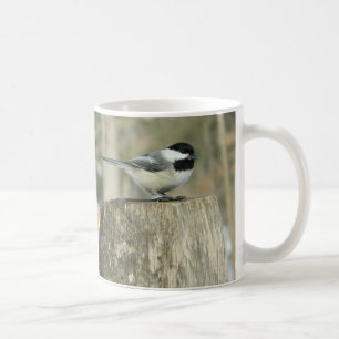 Black Capped Chickadee Mug