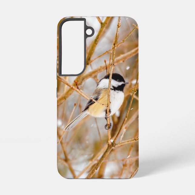 Black-Capped Chickadee - Original Photograph Samsung Galaxy Case (Back)