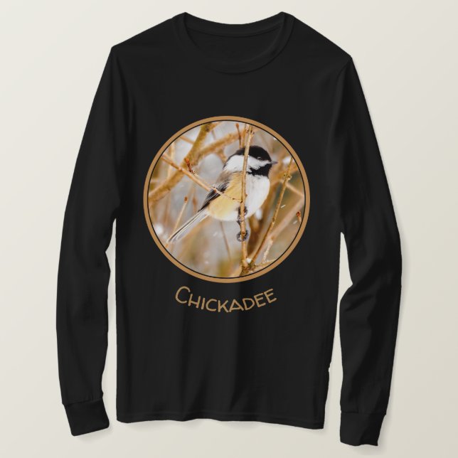 Black-Capped Chickadee - Original Photograph T-Shirt (Design Front)