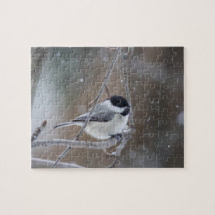 Black-capped Chickadee - Songbird Jigsaw Puzzle