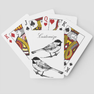 Black-capped Chickadee Thunder_Cove Poker Cards