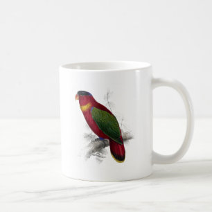 Black-Capped Lory by Edward Lear Coffee Mug