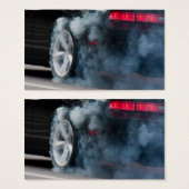 Black car burnout (Front & Back)