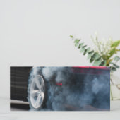 Black car burnout (Standing Front)