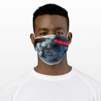 Black Car Burnout Adult Cloth Face Mask by hildurbjorg at Zazzle