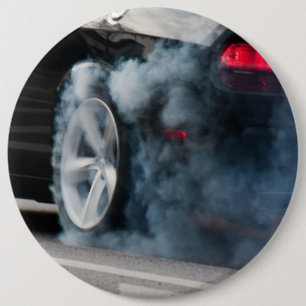 Black car burnout button