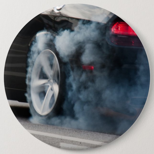 Black car burnout button (Front)