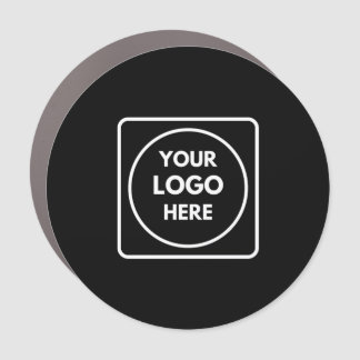 Black Car Magnet | Custom Modern Business Logo